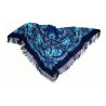 PAVLOVO POSAD RUSSIAN SHAWL 146x146 cm 57x57" 100% Wool Scarf Wrap Silk Fringe 1462-14
