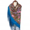 PAVLOVO POSAD RUSSIAN SHAWL 148x148 cm 58x58" 100% Wool Scarf Wrap 1760-13