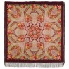 PAVLOVO POSAD RUSSIAN SHAWL 146x146 cm 57x57" 100% Wool Scarf Wrap Silk Fringe 1723-7