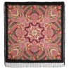 PAVLOVO POSAD RUSSIAN SHAWL 146x146 cm 57x57" 100% Wool Scarf Wrap Silk Fringe 1723-18