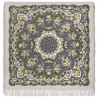 PAVLOVO POSAD RUSSIAN SHAWL 146x146 cm 57x57" 100% Wool Scarf Wrap Silk Fringe 1868-2