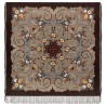 PAVLOVO POSAD RUSSIAN SHAWL 146x146 cm 57x57" 100% Wool Scarf Wrap Silk Fringe 1885-17