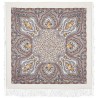 PAVLOVO POSAD RUSSIAN SHAWL 146x146 cm 57x57" 100% Wool Scarf Wrap Silk Fringe 406-3