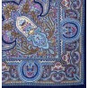 PAVLOVO POSAD RUSSIAN SHAWL 146x146 cm 57x57" 100% Wool Scarf Wrap Silk Fringe 710-14