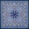 PAVLOVO POSAD RUSSIAN SHAWL 146x146 cm 57x57" 100% Wool Scarf Wrap Silk Fringe 710-14