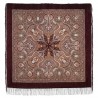PAVLOVO POSAD RUSSIAN SHAWL 146x146 cm 57x57" 100% Wool Scarf Wrap Silk Fringe 710-17
