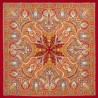 PAVLOVO POSAD RUSSIAN SHAWL 146x146 cm 57x57" 100% Wool Scarf Wrap Silk Fringe 710-5
