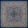 PAVLOVO POSAD RUSSIAN SHAWL 146x146 cm 57x57" 100% Wool Scarf Wrap Silk Fringe 762-14