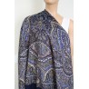 PAVLOVO POSAD RUSSIAN SHAWL 146x146 cm 57x57" 100% Wool Scarf Wrap Silk Fringe 762-14