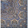 PAVLOVO POSAD RUSSIAN SHAWL 146x146 cm 57x57" 100% Wool Scarf Wrap Silk Fringe 762-14
