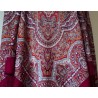 PAVLOVO POSAD RUSSIAN SHAWL 146x146 cm 57x57" 100% Wool Scarf Wrap Silk Fringe 762-5