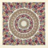 PAVLOVO POSAD RUSSIAN SHAWL 146x146 cm 57x57" 100% Wool Scarf Wrap Woolen Fringe 353-0