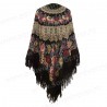 PAVLOVO POSAD RUSSIAN SHAWL 146x146 cm 57x57" 100% Wool Scarf Wrap Woolen Fringe 353-20