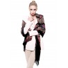 PAVLOVO POSAD RUSSIAN SHAWL 146x146 cm 57x57" 100% Wool Scarf Wrap Woolen Fringe 353-20