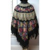 PAVLOVO POSAD RUSSIAN SHAWL 146x146 cm 57x57" 100% Wool Scarf Wrap Woolen Fringe 353-20