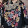 PAVLOVO POSAD RUSSIAN SHAWL 146x146 cm 57x57" 100% Wool Scarf Wrap Woolen Fringe 353-20