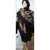 PAVLOVO POSAD RUSSIAN SHAWL 146x146 cm 57x57" 100% Wool Scarf Wrap Woolen Fringe 353-20