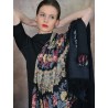PAVLOVO POSAD RUSSIAN SHAWL 146x146 cm 57x57" 100% Wool Scarf Wrap Woolen Fringe 353-20