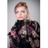 PAVLOVO POSAD RUSSIAN SHAWL 146x146 cm 57x57" 100% Wool Scarf Wrap Woolen Fringe 353-20