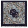 PAVLOVO POSAD RUSSIAN SHAWL 146x146 cm 57x57" 100% Wool Scarf Wrap Woolen Fringe 538-14