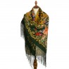 PAVLOVO POSAD RUSSIAN SHAWL 148x148 cm 58x58" 100% Wool Scarf Wrap 362-10