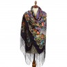 PAVLOVO POSAD RUSSIAN SHAWL 148x148 cm 58x58" 100% Wool Scarf Wrap 362-15