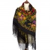 PAVLOVO POSAD RUSSIAN SHAWL 148x148 cm 58x58" 100% Wool Scarf Wrap 362-20
