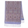 PAVLOVO POSAD RUSSIAN WOOLEN SHAWL 100% WOOL SCARF SILK FRINGE WARM 1388-3