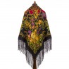 PAVLOVO POSAD RUSSIAN SHAWL 148x148 cm 58x58" 100% Wool Scarf Wrap 362-20