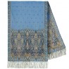 PAVLOVO POSAD SHAWL RUSSIAN 100% WOOL 200 cm WRAP SCARF with tassels 1156-63