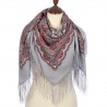 PAVLOVO POSAD RUSSIAN SHAWL SCARF ITALIAN 100% WOOL CAPE 110x110cm 1637-1