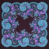 PAVLOVO POSAD RUSSIAN SHAWL SCARF ITALIAN 100% WOOL CAPE 110x110cm 1699-15