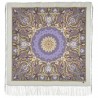 PAVLOVO POSAD RUSSIAN SHAWL SCARF ITALIAN 100% WOOL CAPE 110x110cm 1712-1