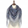 PAVLOVO POSAD RUSSIAN SHAWL SCARF ITALIAN 100% WOOL CAPE 110x110cm 1805-1