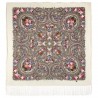 PAVLOVO POSAD RUSSIAN SHAWL SCARF ITALIAN 100% WOOL CAPE 110x110cm 1877-2