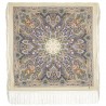 PAVLOVO POSAD RUSSIAN SHAWL 148x148 cm 58x58" 100% Wool Scarf Wrap 1757-2