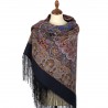 PAVLOVO POSAD RUSSIAN SHAWL 148x148 cm 58x58" 100% Wool Scarf Wrap 1781-14