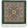PAVLOVO POSAD RUSSIAN SHAWL 148x148 cm 58x58" 100% Wool Scarf Wrap 1788-9
