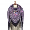 PAVLOVO POSAD RUSSIAN SHAWL 148x148 cm 58x58" 100% Wool Scarf Wrap 1845-15