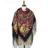 PAVLOVO POSAD RUSSIAN SHAWL 148x148 cm 58x58" 100% Wool Scarf Wrap 372-19
