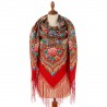 PAVLOVO POSAD RUSSIAN SHAWL 148x148 cm 58x58" 100% Wool Scarf Wrap 1914-5