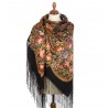 PAVLOVO POSAD RUSSIAN SHAWL 148x148 cm 58x58" 100% Wool Scarf Wrap 1025-19
