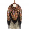 PAVLOVO POSAD RUSSIAN SHAWL 148x148 cm 58x58" 100% Wool Scarf Wrap 1025-19
