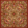 PAVLOVO POSAD RUSSIAN SHAWL 148x148 cm 58x58" 100% Wool Scarf Wrap 1122-3