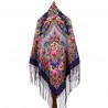 PAVLOVO POSAD RUSSIAN SHAWL 148x148 cm 58x58" 100% Wool Scarf Wrap 563-14