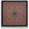 PAVLOVO POSAD RUSSIAN SHAWL 146x146 cm 57x57" 100% Wool Scarf Wrap Silk Fringe 1930-18