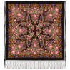 PAVLOVO POSAD RUSSIAN SHAWL 148x148 cm 58x58" 100% Wool Scarf Wrap 563-18