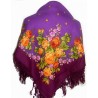 AUTHENTIC PAVLOVO POSAD SHAWL RUSSIAN SCARF 100% WOOL KERCHIEF 89x89 cm 1317-7