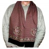 MEN'S PAVLOVO POSAD SCARF RUSSIAN TIE CRAVAT WARM 100% MERINO WOOL 639-6