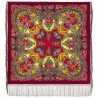 PAVLOVO POSAD RUSSIAN SHAWL 148x148 cm 58x58" 100% Wool Scarf Wrap 707-6